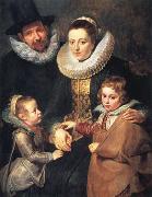 Peter Paul Rubens Fan Brueghel the Elder and his Family (mk01) china oil painting reproduction